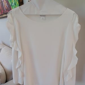 Beautiful Club Monaco White Blouse